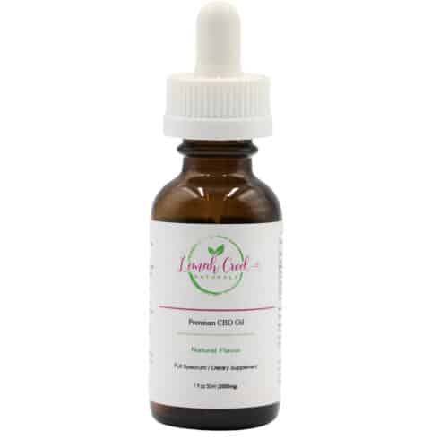Lemah Creek Naturals 2000mg Natural flavor Premium Full Spectrum CBD Oil tincture.