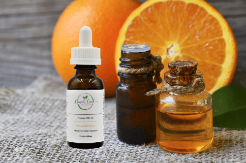 Lemah Creek Naturals Orange Mist CBD Oil tincture.